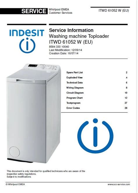 indesit itwd 61052.